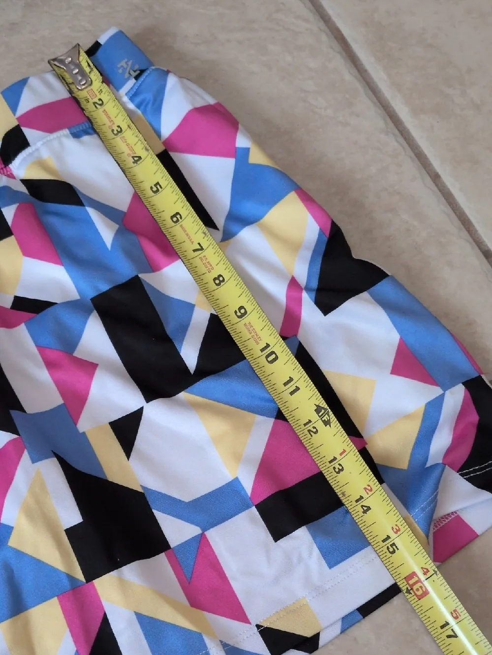 IZOD Geometric Print Athletic Skort Size Small